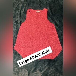 Altar'd State Vibrant Red Tank Top